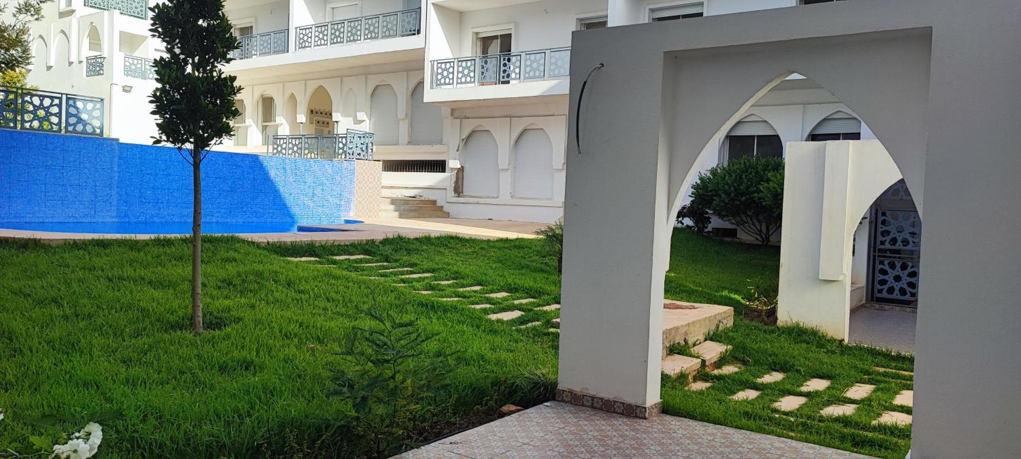 Magnifique Appartement De Standing A Tanger Avec Vue Sur Mer Et Acces Piscine Bagian luar foto